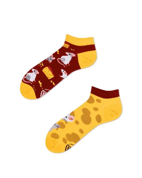 Mouse And Cheese Low Sock