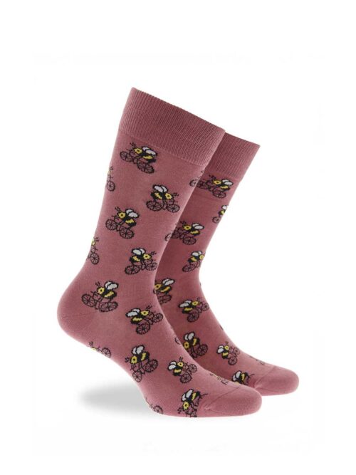 Bee on Bicycle Sock