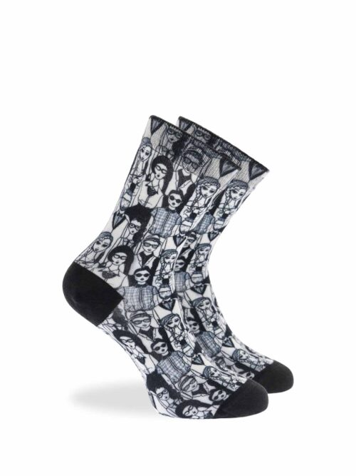 3SIXTY Faces Printed Bamboo Sock
