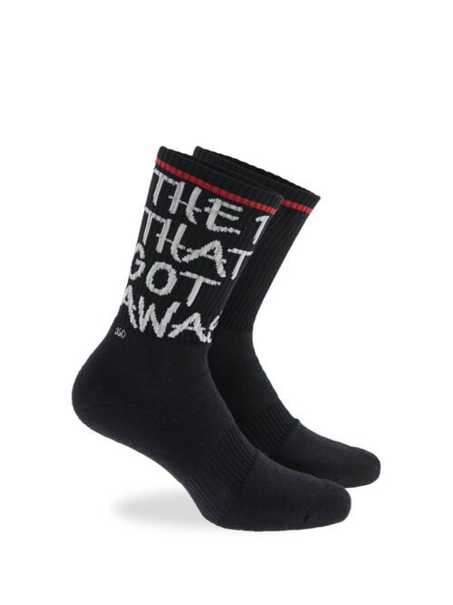 3Sixty Aθλητικές Bαμβακερές Kάλτσες-Μαύρο