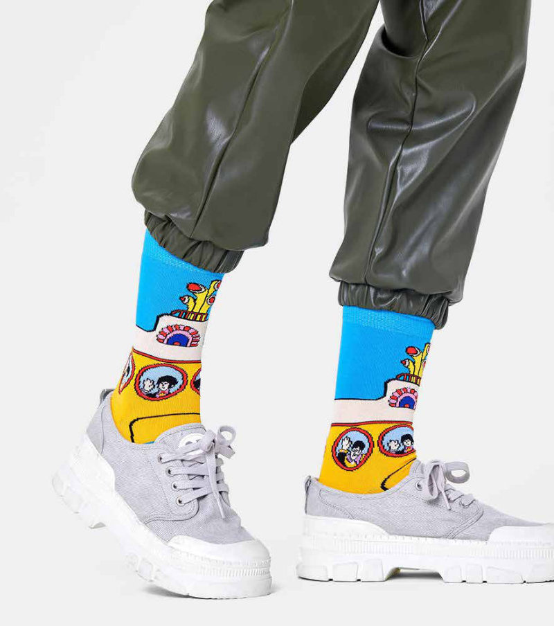 Beatles Yellow Submarine Sock