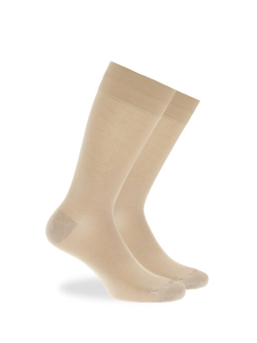 Mens Bamboo Socks Ecru