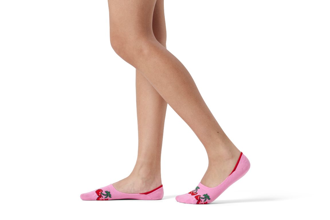 Cherry Heart Invisible Sock - Image 2