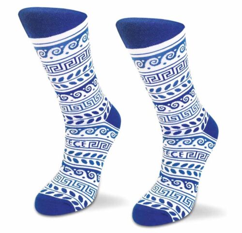 Ancient Greek Pattern Sock