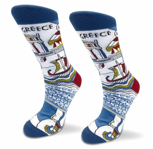 Ancient Collage Sock