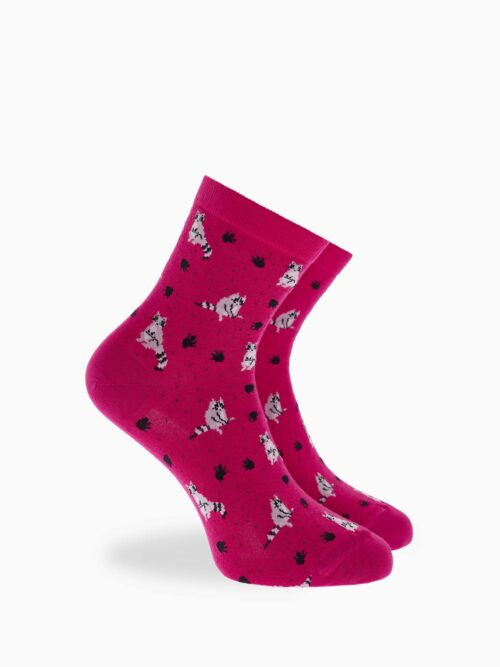 Racoon Bamboo Quarter Sock