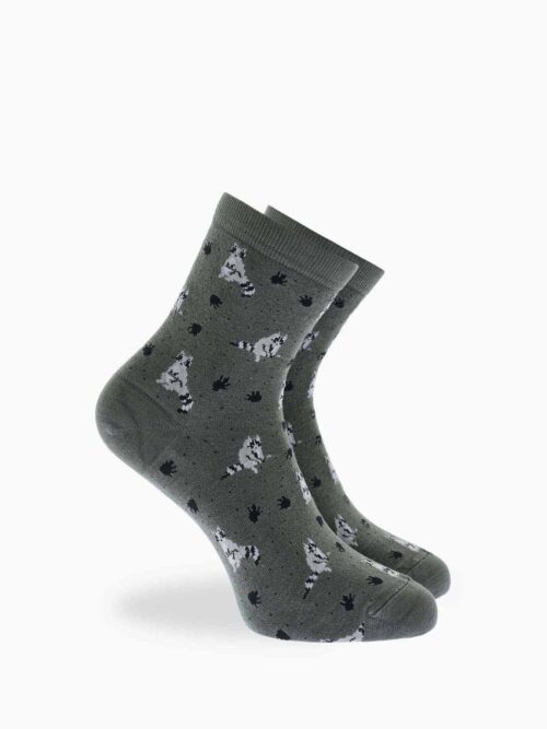Raccon Bamboo Quarter Sock