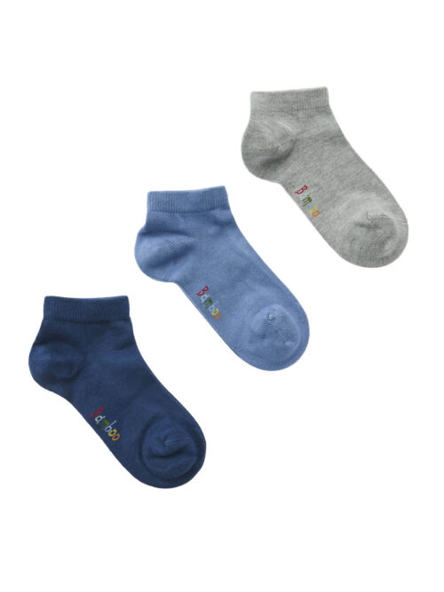 Junior 3 Pack Bamboo Low Socks