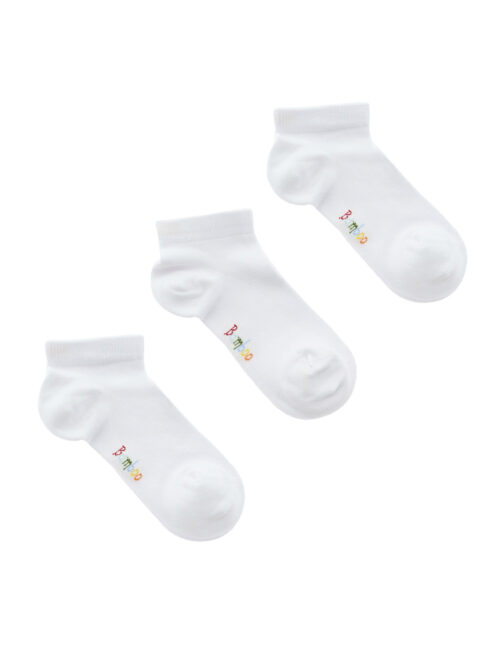 Junior 3 Pack Bamboo Low Socks