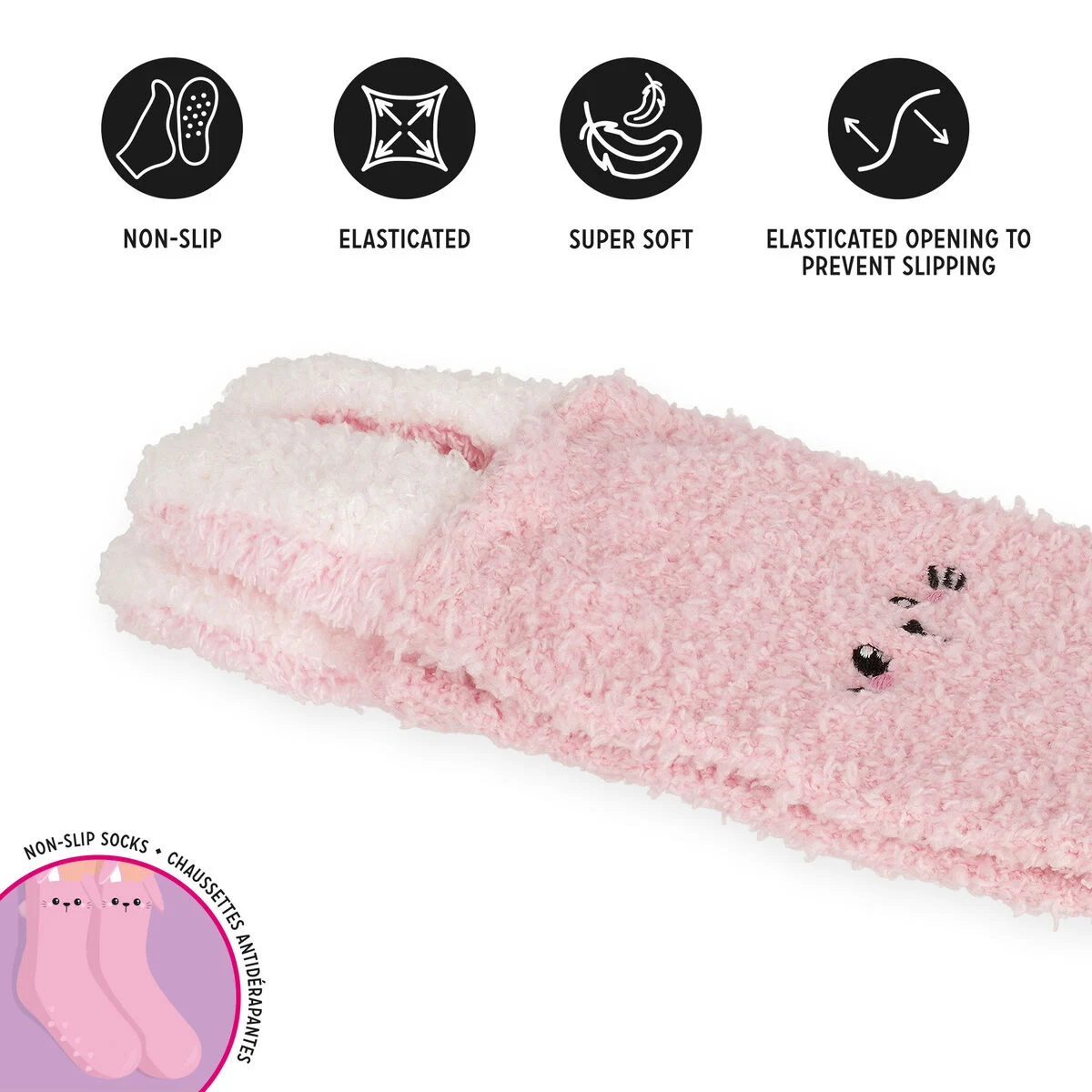 Non-Slip Bunny Socks for Adults - It s a Match! - Image 4