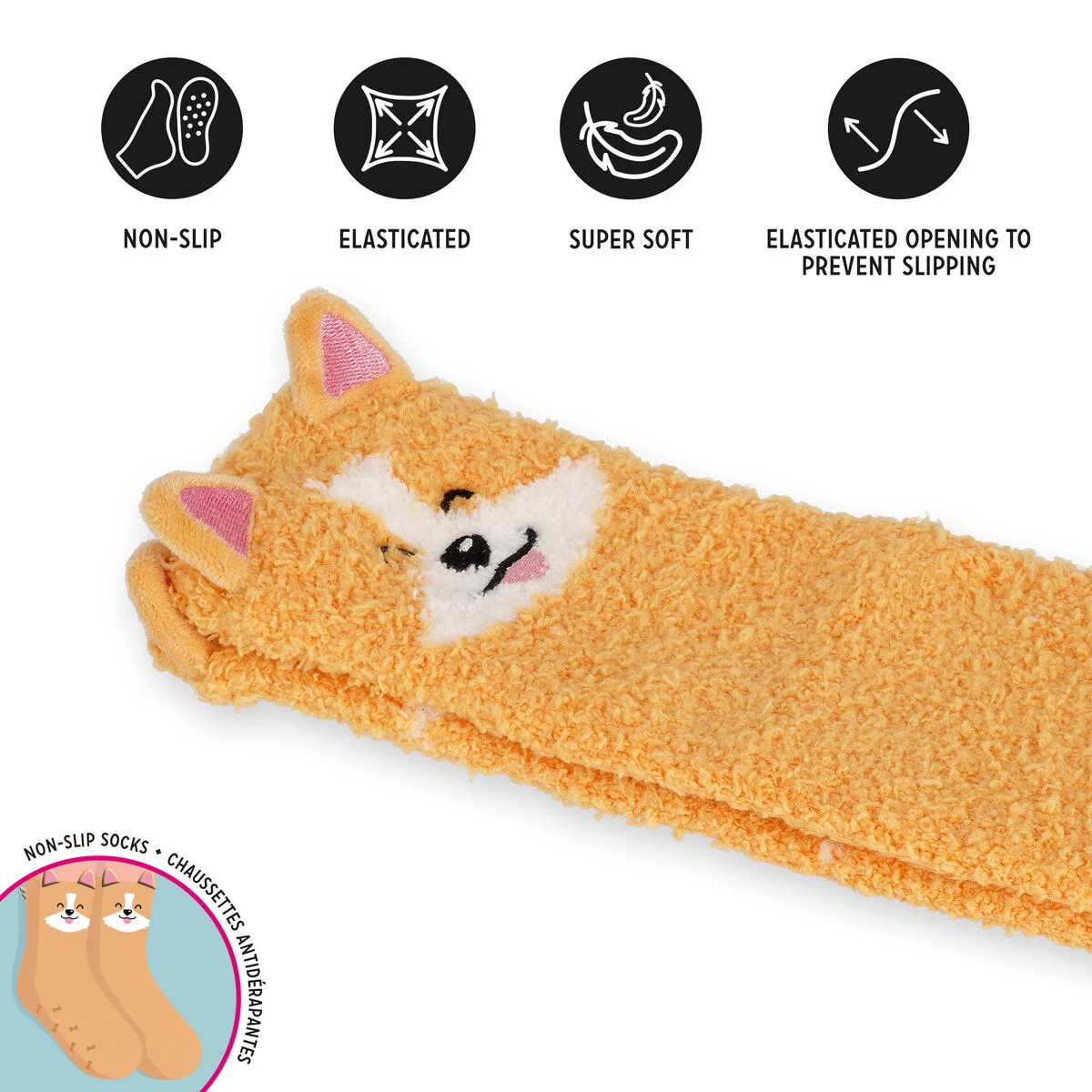 Non-Slip Corgi Socks for Adults - It s a Match! - Image 4