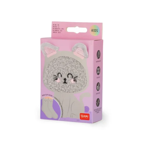 Non-Slip Kitty Socks for Kids - It s a Match!