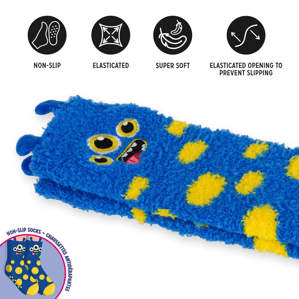 Non-Slip Monster Socks for Kids - It s a Match! - Image 4