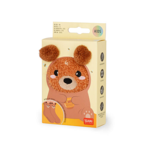 Non-Slip Teddy Bear Socks for Kids - It s a Match!