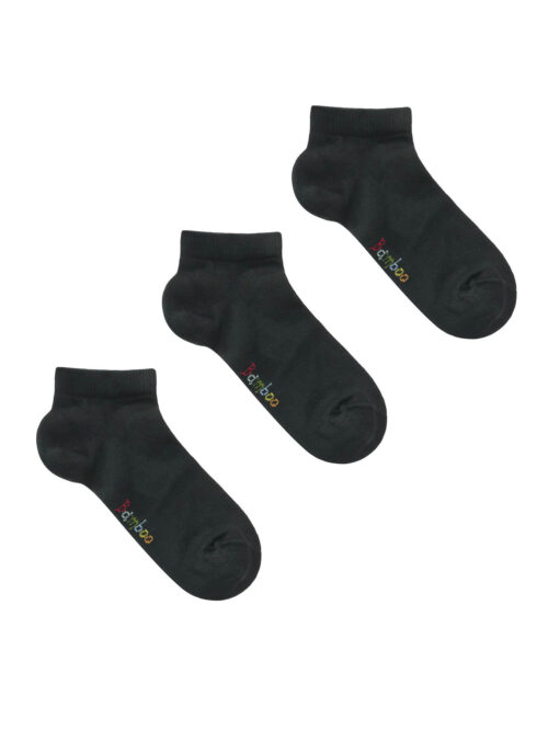 Junior 3 Pack Bamboo Low Socks