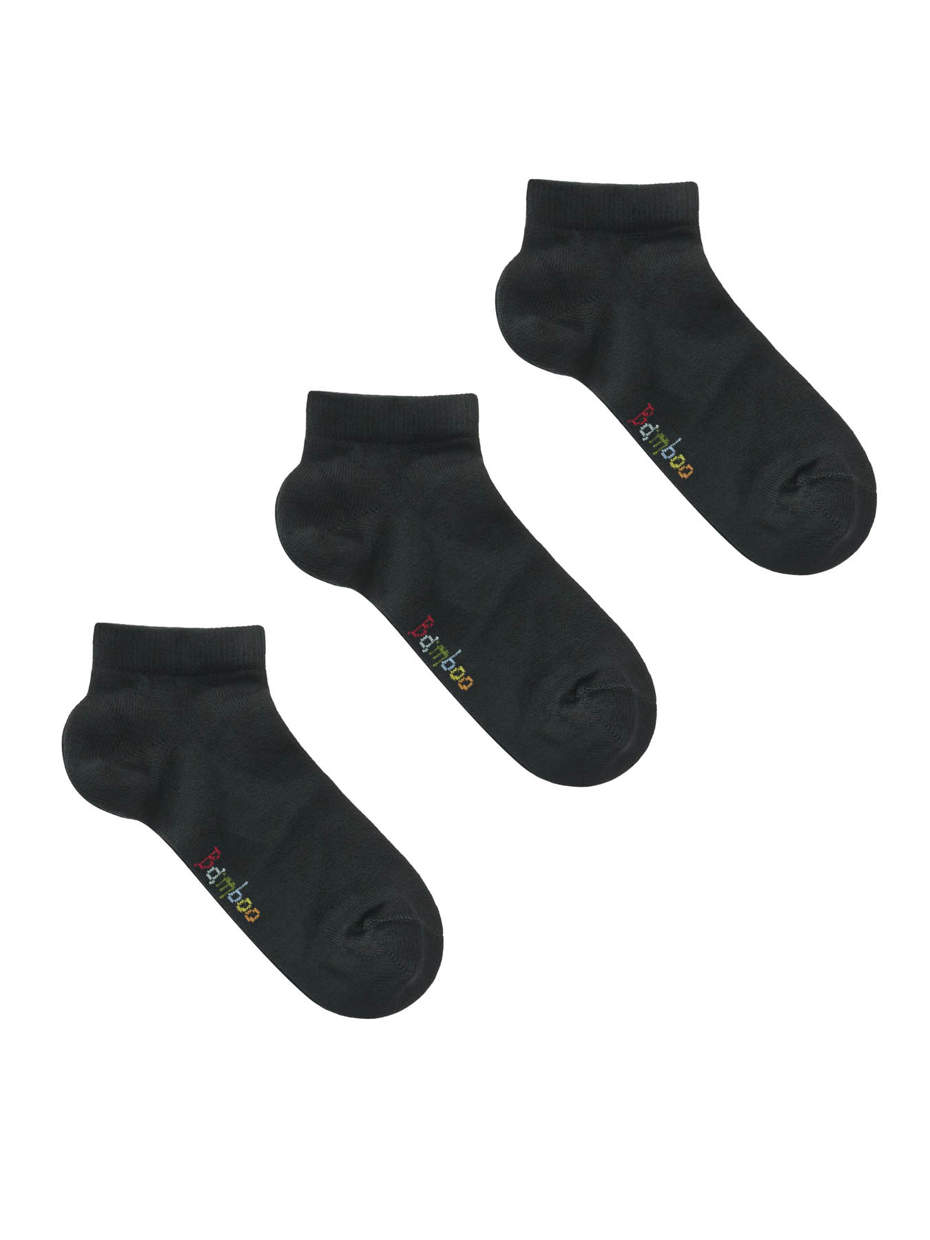 Junior 3 Pack Bamboo Low Socks