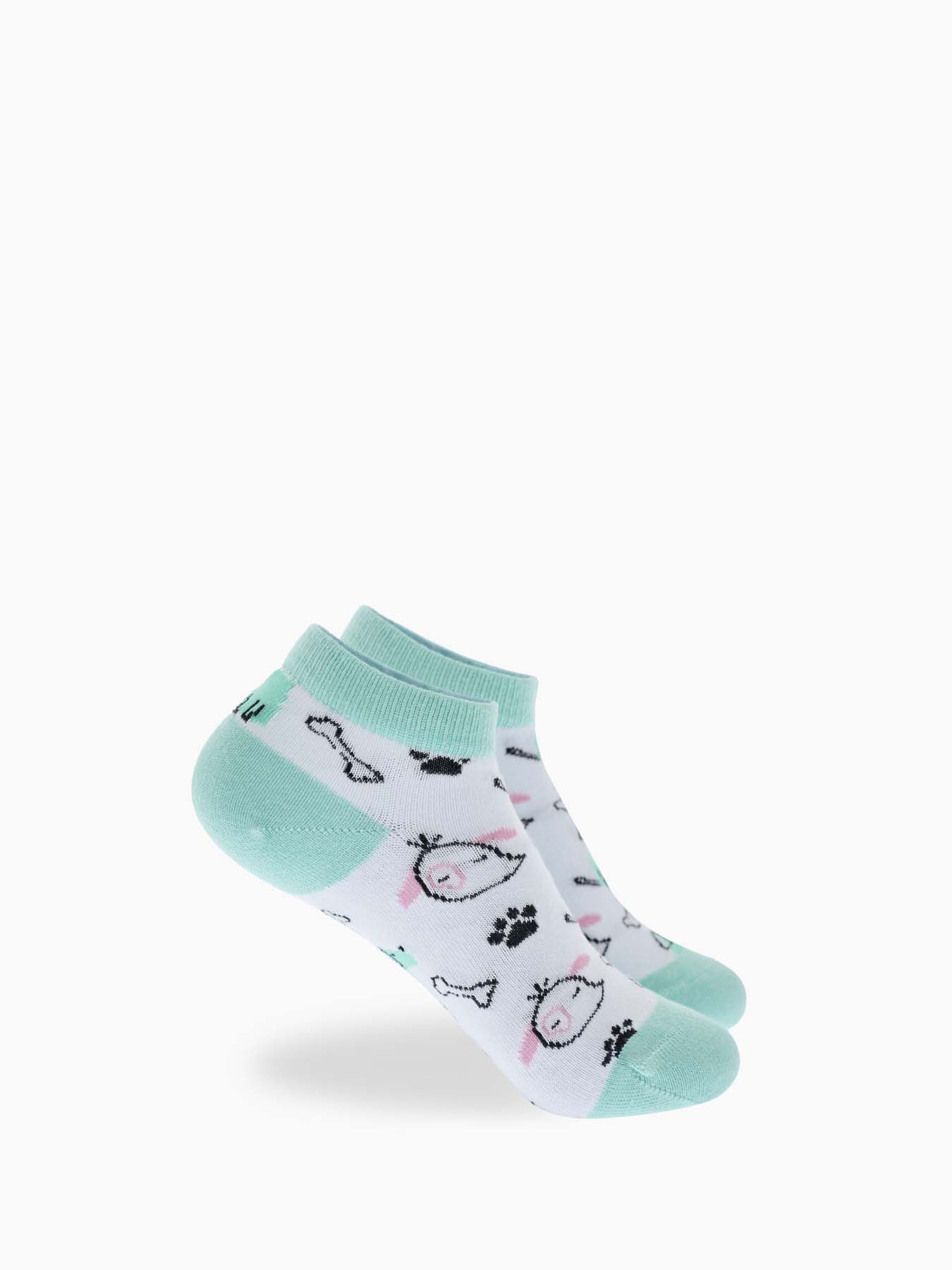 Junior 3 Pack Bamboo Low Socks - Image 4