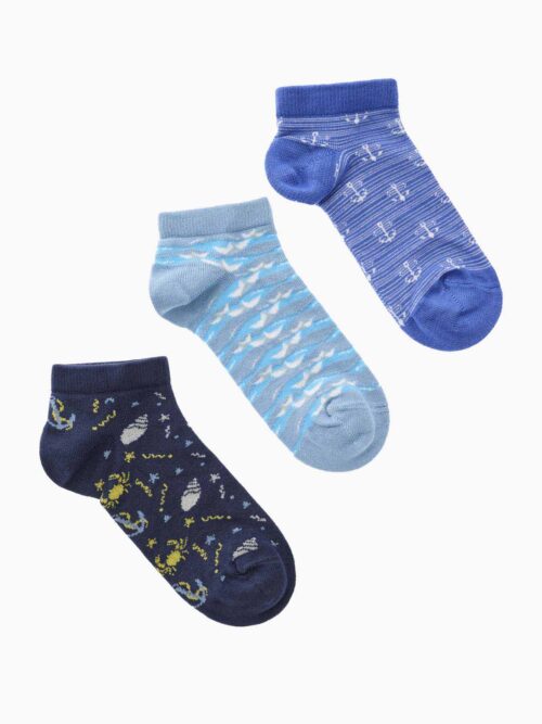 Junior 3 Pack Bamboo Low Socks