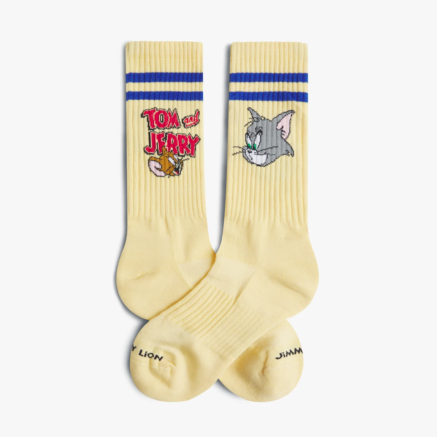 Athletic Tom and Jerry Heads Sock
