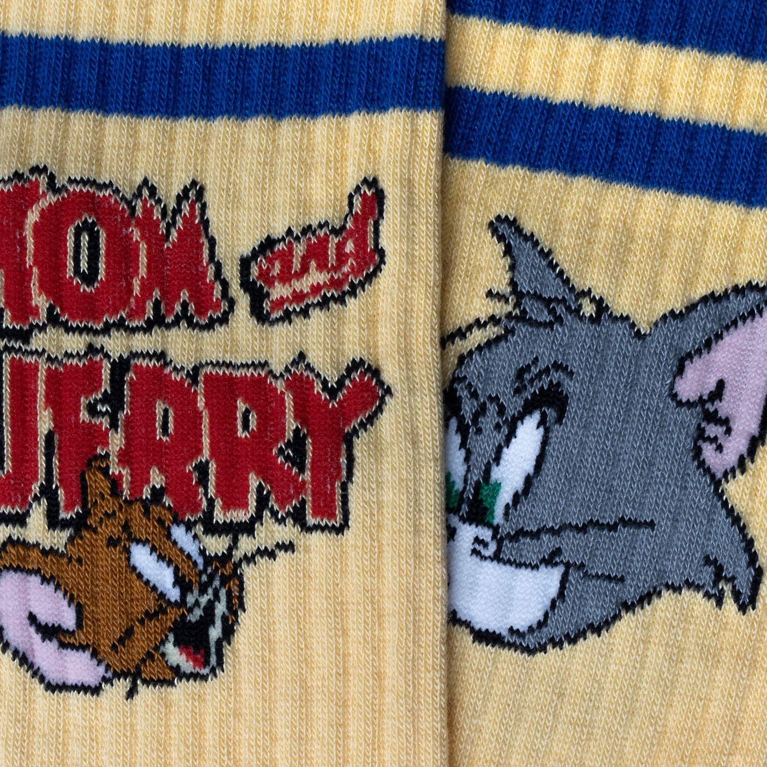Athletic Tom and Jerry Heads Sock - Image 2