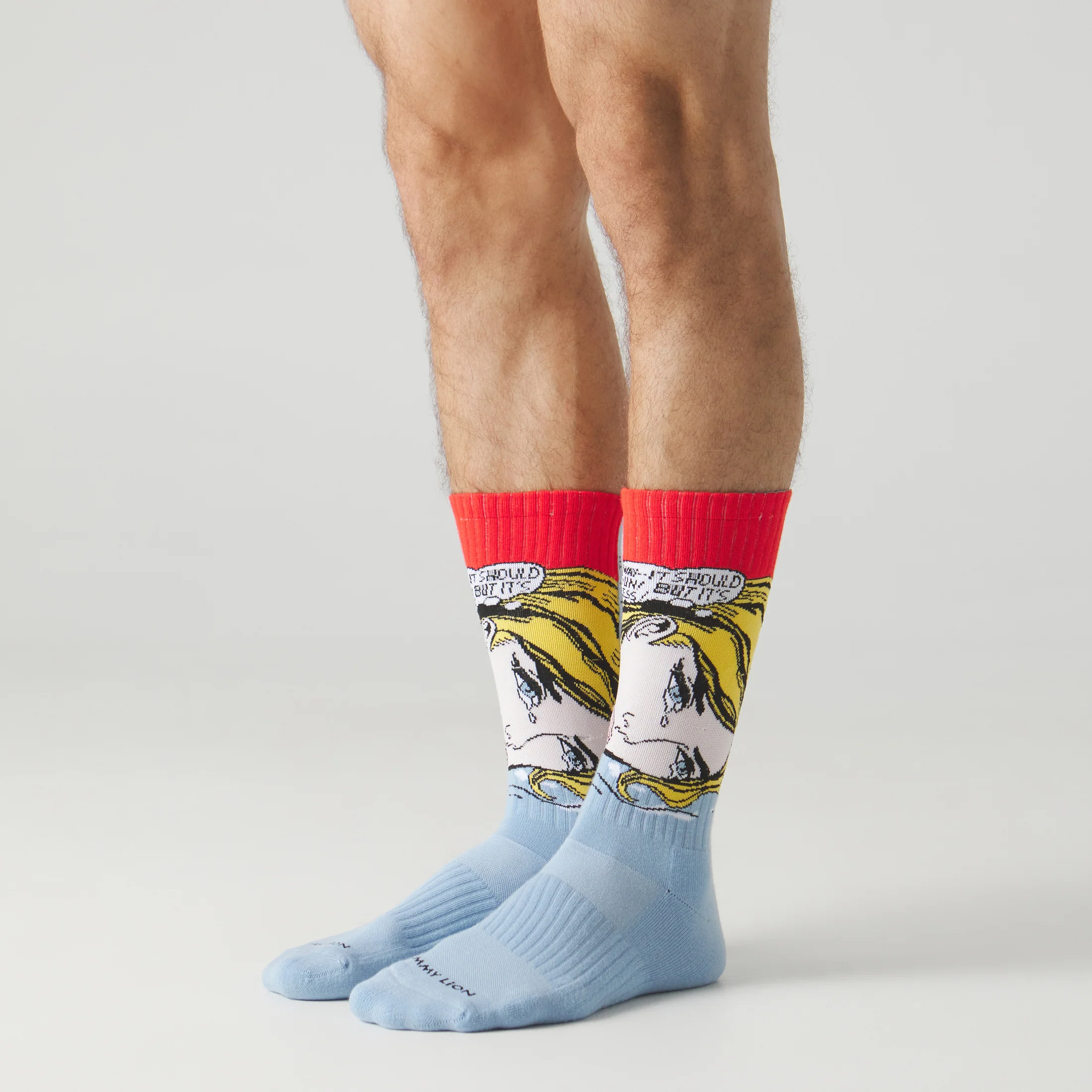 Athletic Roy Lichtenstein Hopeless Sock - Image 2
