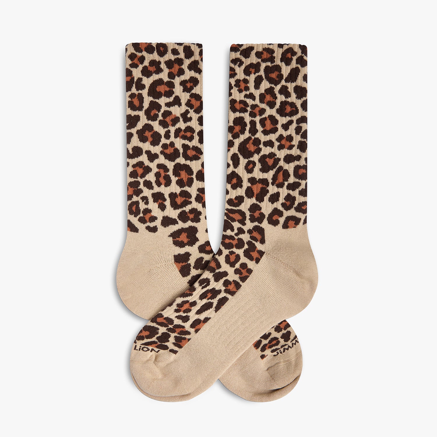 Athletic Leopard Print Sock