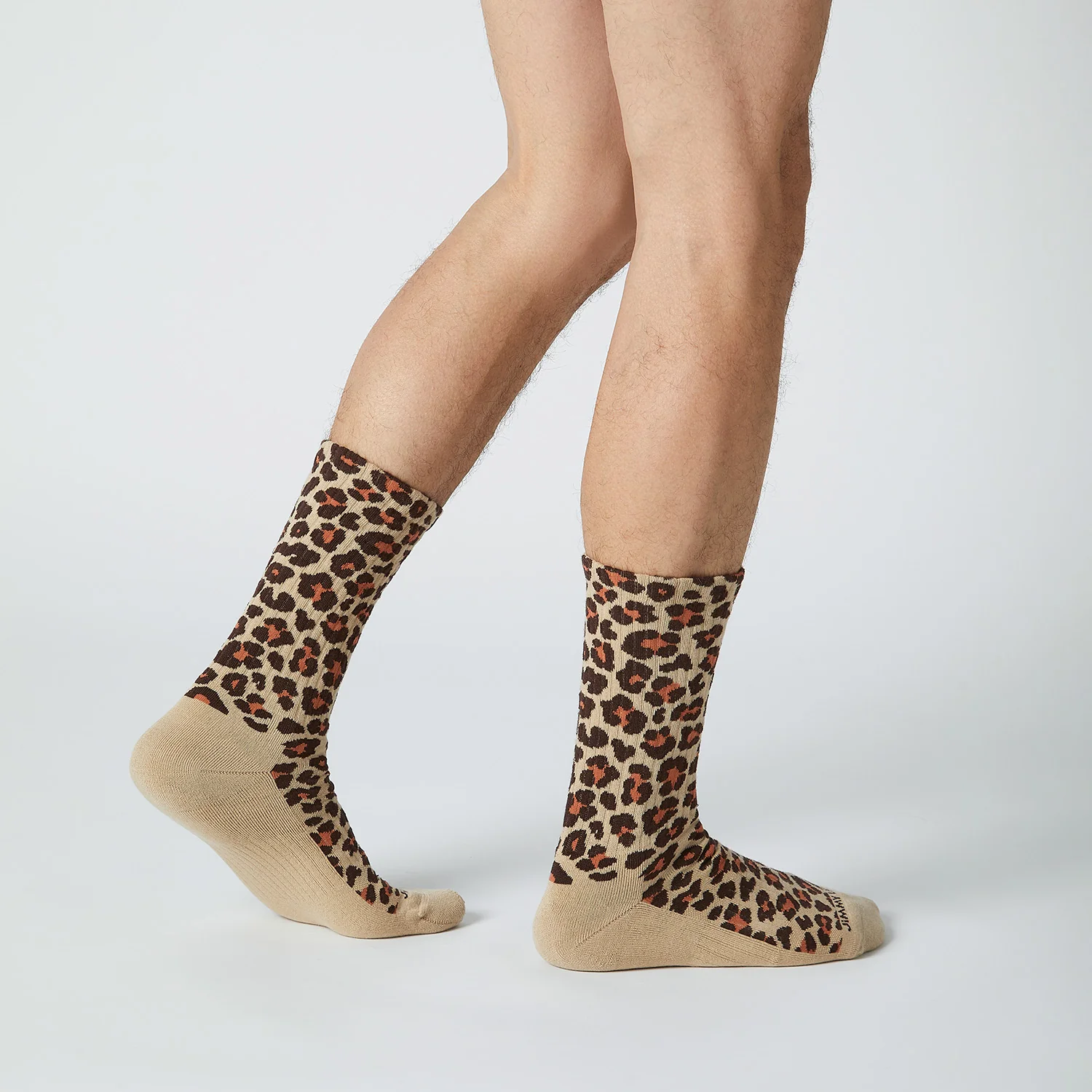 Athletic Leopard Print Sock - Image 2