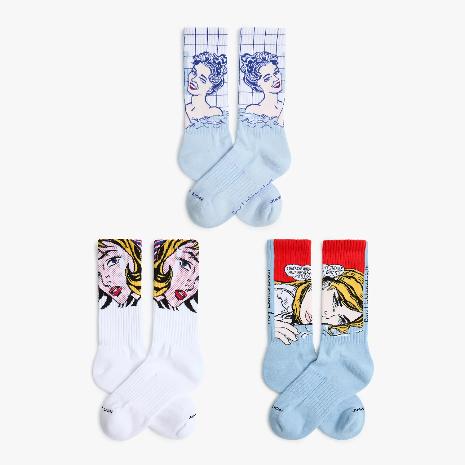 Athletic Roy Lichtenstein Socks - Image 3