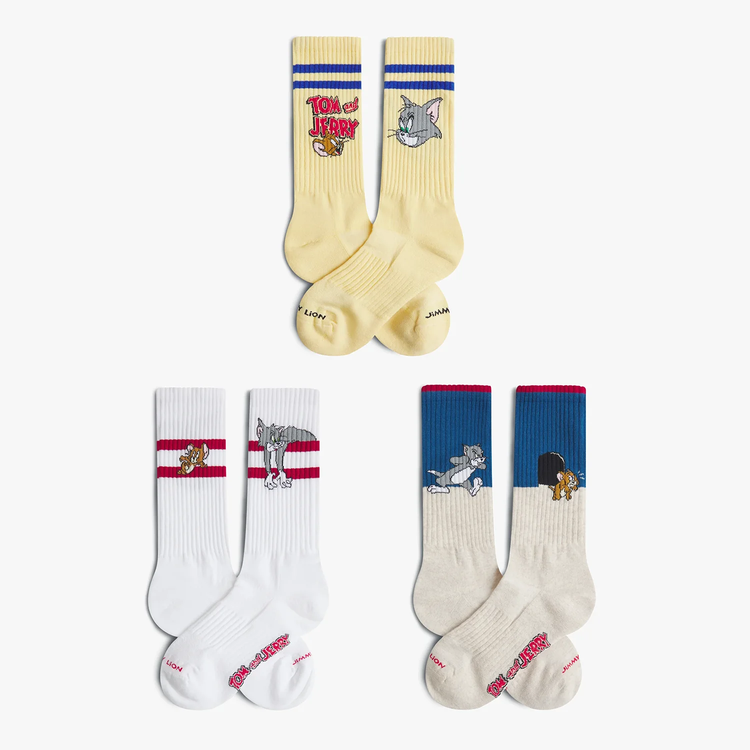 Athletic Tom and Jerry Pack Socks - Image 3
